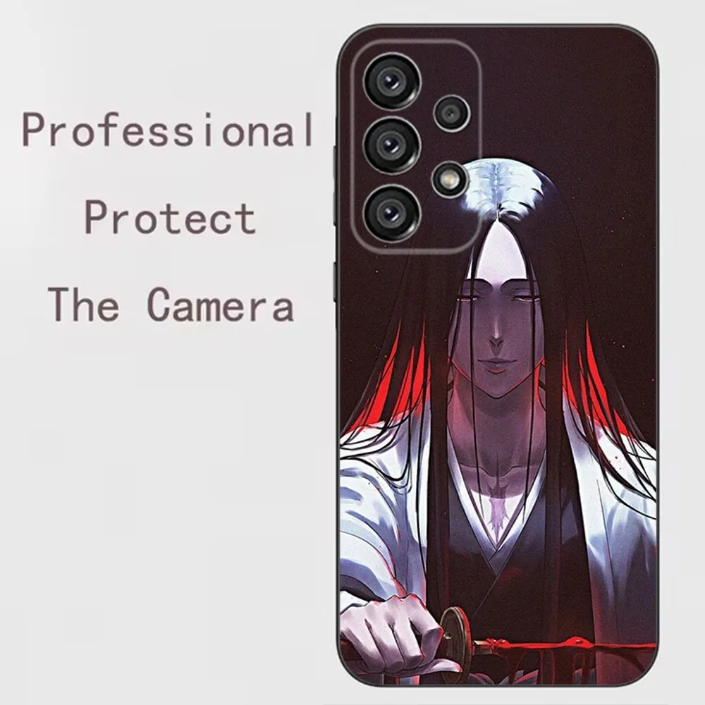 Unohana Retsu B-BleachS  Phone Case For Samsung Galaxy A91,A80,A73,A72 ,A71,A53A52,A32 ,A31A22,A21s,A20,Black Cover