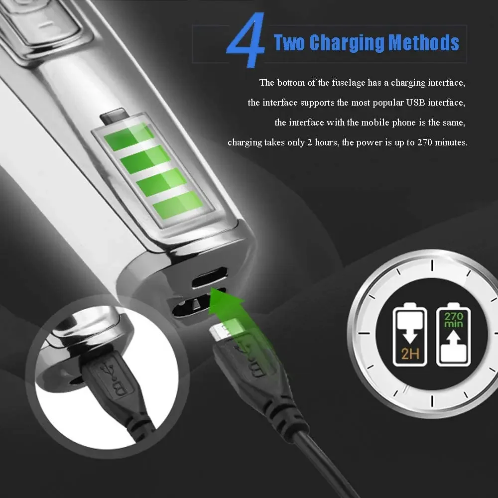 Professional Hair Clipper Beard Trimmer for Men Adjustable Speed LED Digital Carving Clippers Electric Razor KM-5027  Barber