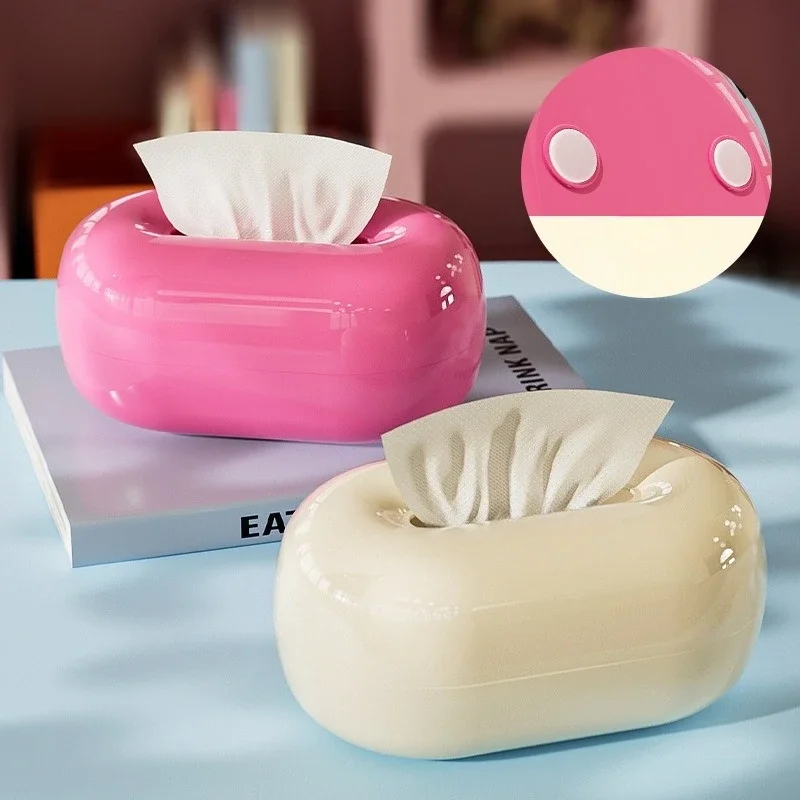

Creative Oval Pull-Out Tissue Box for Home Living Room Decorative Countertop Tissue Box Dining Table Tissue Box Room Decoration