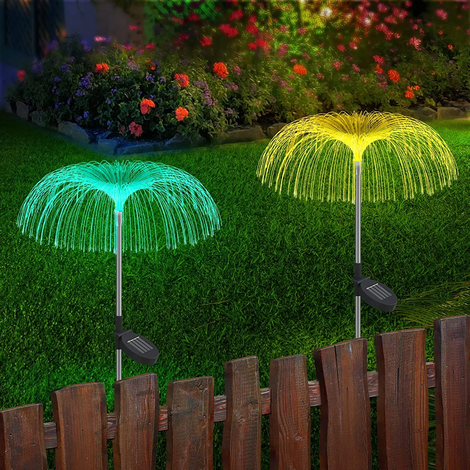 

Solar Garden Lights Outdoor Jellyfish Lights Upgraded Waterproof Garden Lamp For Garden/Lawn/Patio/Yard/Walkway