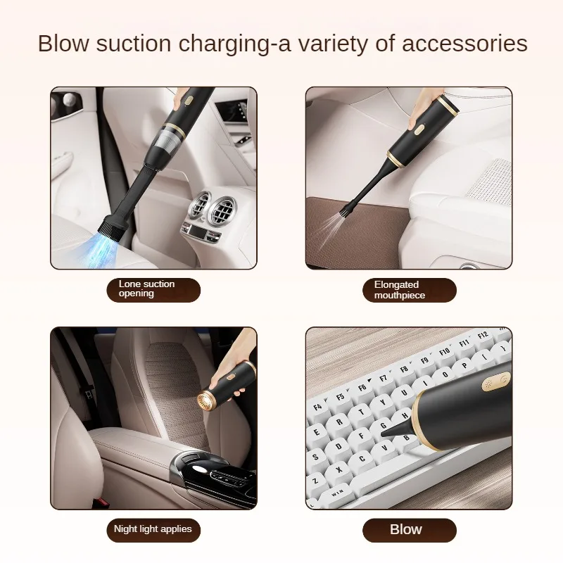 15000PA Car Mounted Vacuum Cleaner high-power Wireless Vacuum Cleaner Portable Handheld Mini Auto Vacuum Cleaner For Home