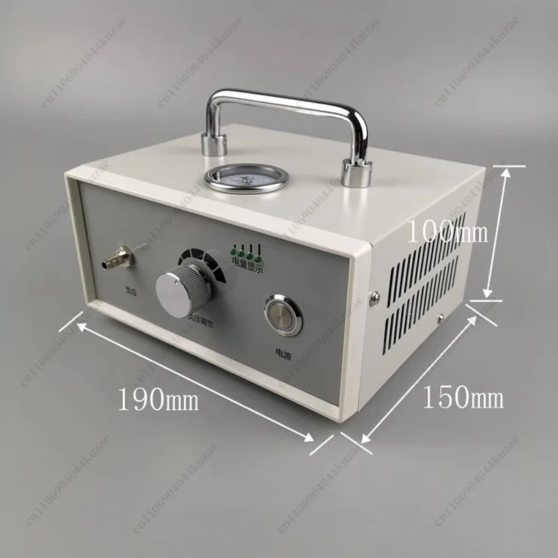 Oil-Free Mini Diaphragm Vacuum Pump, Adjustable Pressure Electric Suction Filter Pump, AC 100-240V 10L/min