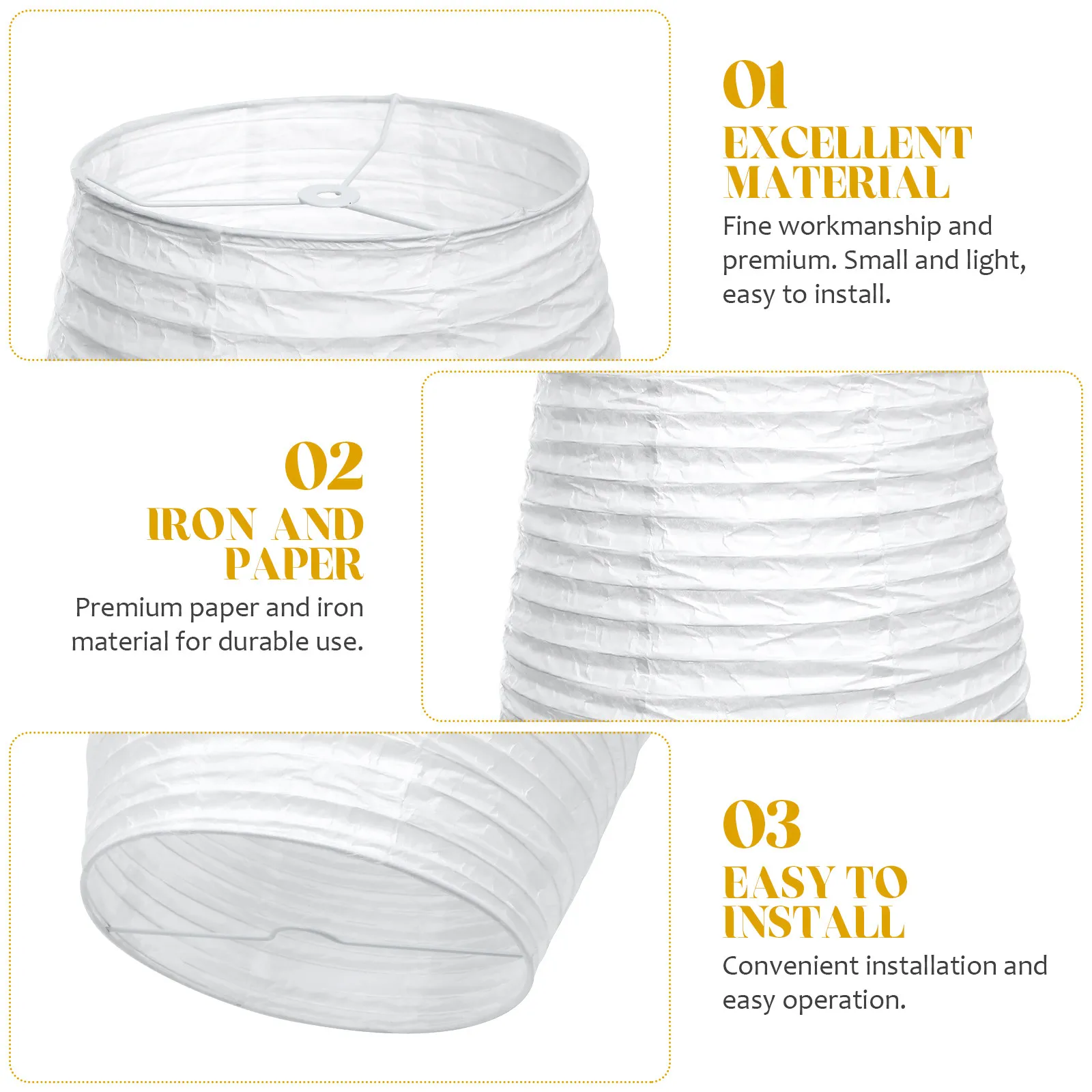 Paper Lamp Shade Floor Lamp Cover Soft Light Diffuser for Bedroom Bedside Living Room Decor 1 Piece