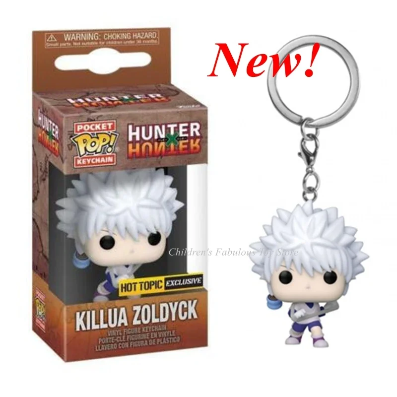 

Новый карманный брелок FUNKO POP Hunter Killua Zoldyck, ПВХ фигурка, коллекция, модель, сумка, подвеска, игрушки для подарков