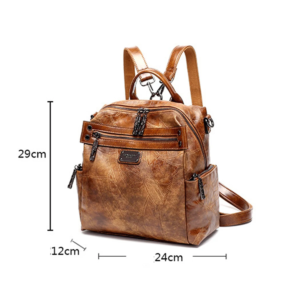 Splicing Oil Wax Restoring Ancient Ways Classic Multi-Function Brand High Quality New Luxury Multi-Function Shoulder Bags