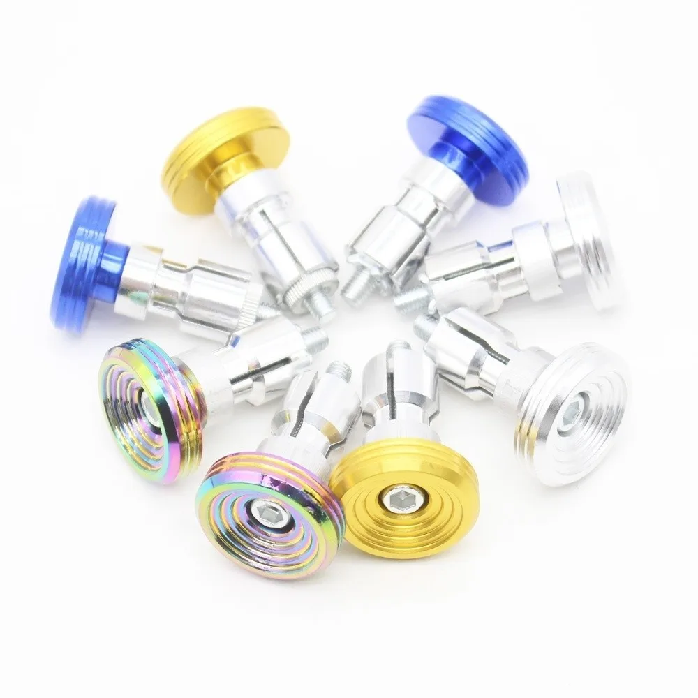 

Алюминиевые противоскользящие заглушки для руля мотоцикла, аксессуар для модификации, наконечники руля с ЧПУ