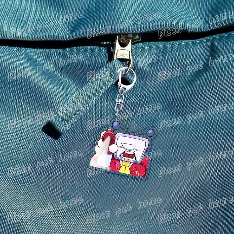لعبة Deltarune Tenna المفاتيح Llaveros اكسسوارات حقيبة Charms Spamton Tenna الطفل ميمي سلاسل المفاتيح Keyrings مجوهرات المشجعين هدية