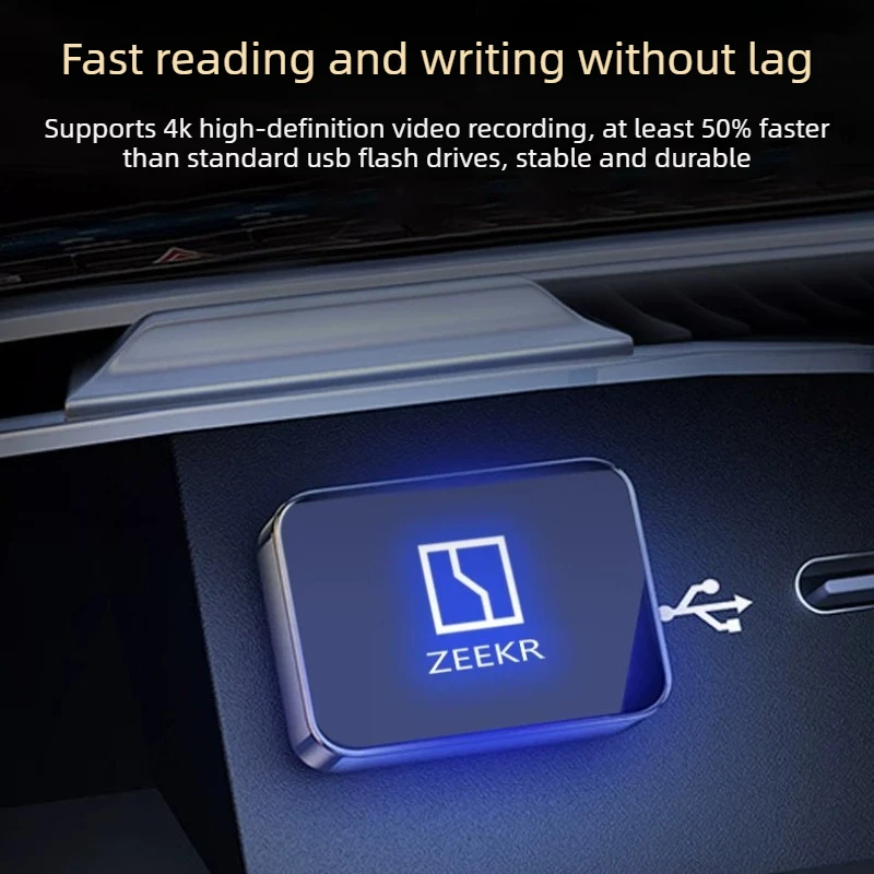 USB‑C Car Dash Cam Flash Drive For Zeekr 7X Sentry Mode Loop Recording Parking Monitor Video Storage U Disk - view 4