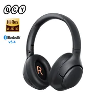 QCY-auriculares inalámbricos H3 ANC, cascos por encima de la oreja con Bluetooth 5,4, Audio de alta resolución, 43dB, híbridos, cancelación activa de ruido, 60H