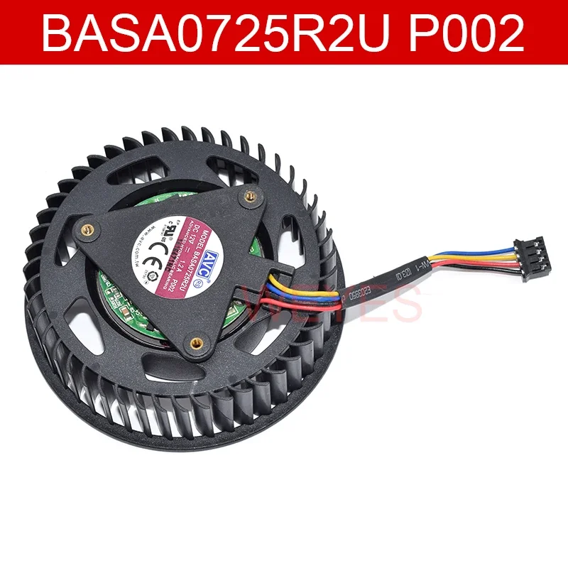 

NEW BASA0725R2U P002 DC 2V 1.2A 4Wires For CORSAIR HD5970 HD4870 HD5850 HD5870 HD4890 Graphics Card Cooling Fan