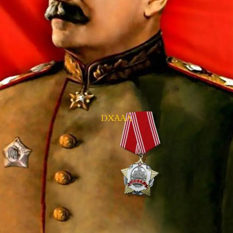 DXAA Soviet Russian Badge Medals Order of The Red Banners First Soviet Militarys Decors USSR Medals Militarys Medals Brooch Pins