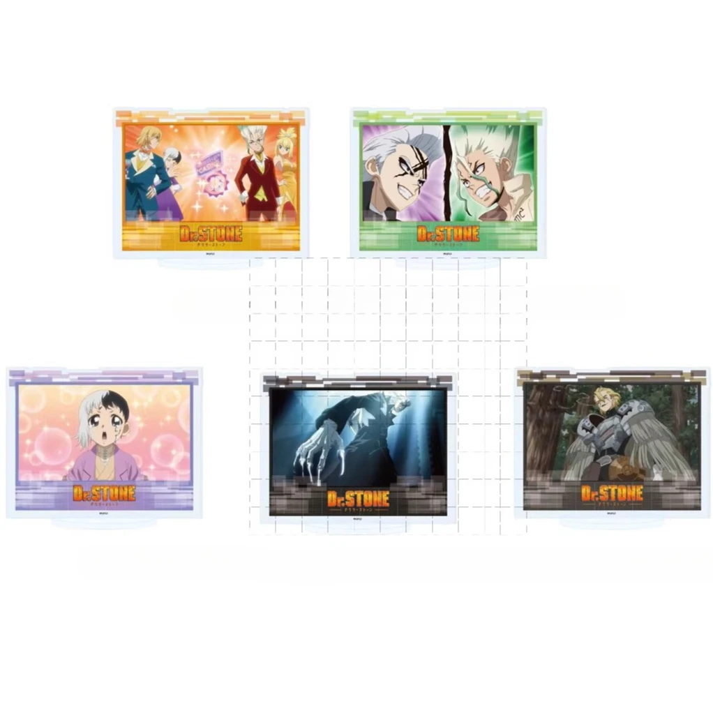 

Anime Ishigami Senku Asagiri Hyoga Saionji Ukyo Nanami Ryusui Acrylic Stand Doll Game Figure Model Plate Cosplay Toy for Gift