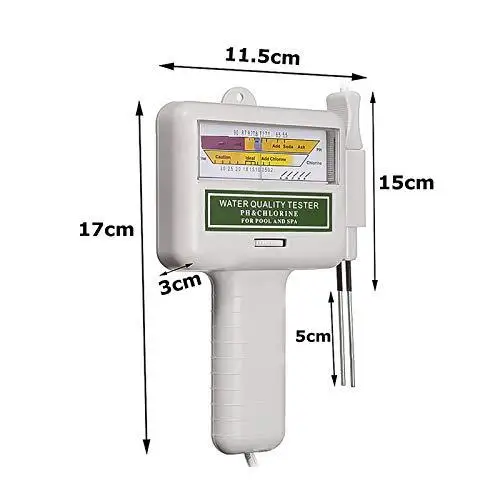 2 in 1 Chlorine Meter PH Chlorine Tester PC-101 Level Portable Digital PH Meter Water Quality Pool Spa Analytical Instruments