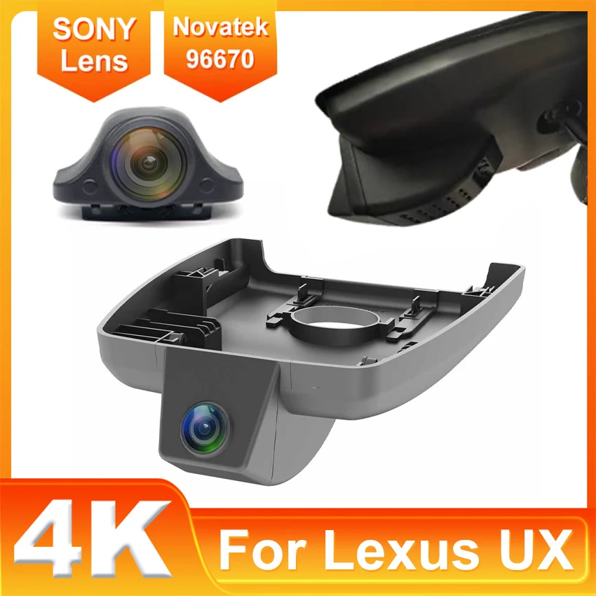 Car DVR For Lexus UX UX250H Luxe plus 2019 2020 2021 2022 2023 2024 Dashcam,Dash Cam 4K WIFI Control By APP OEM Style