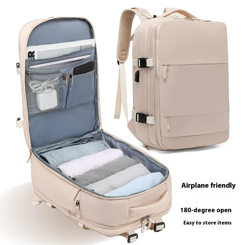 

Large Capacity Backpack for Carry on Travel Backpack for Men Airline Approved Convertible Nylon Duffle Backpack Luggage Bag