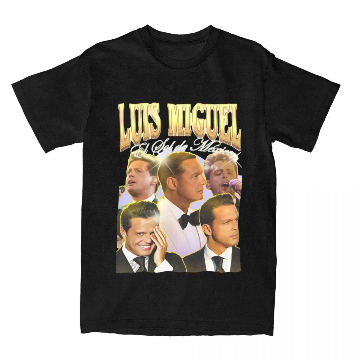 

Awesome Luis Miguel El Sol De Mexico T-Shirts for Men Women 100% Cotton Tee Shirt Gift Idea Clothing