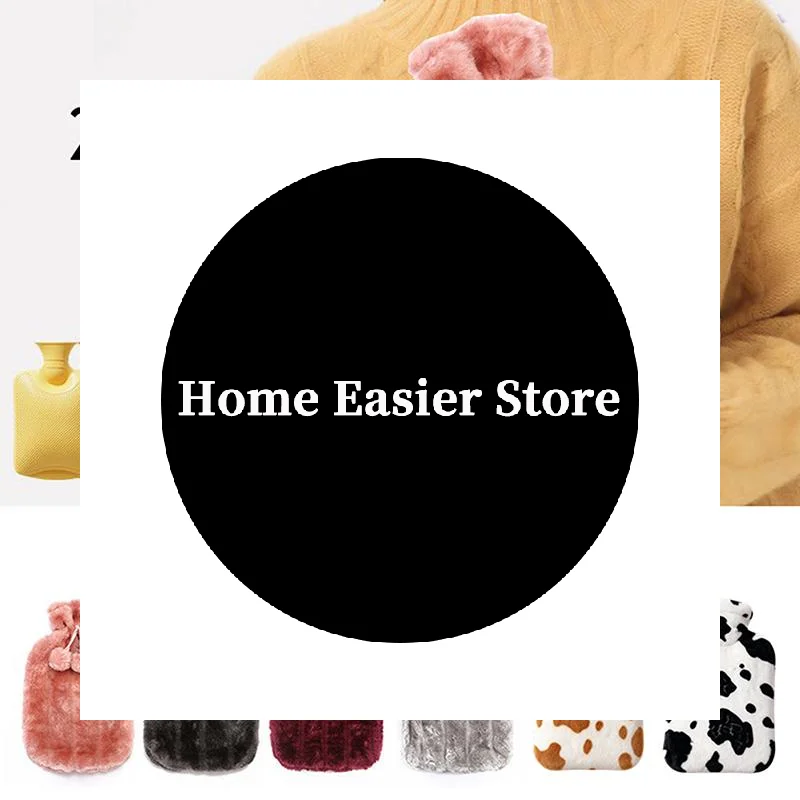New Removable Hot Water Bottle Cover Explosion Proof Cold-proof Protective Case Washable Leak-proof Covering Winter Accessories