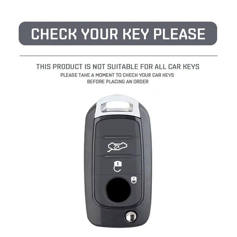 For FIAT Tipo Toro Nuovo Freedom 500X Doblo Argo Grazie TPU Car Styling Flip Key Case Cover Protector Keyless Shell Accessories