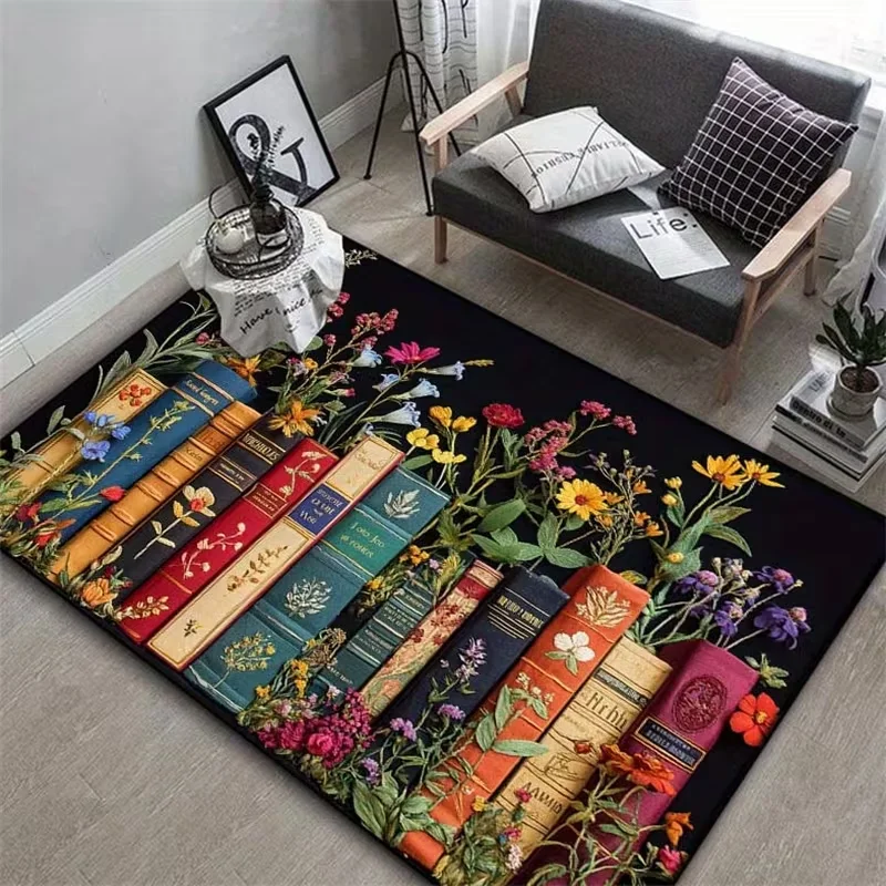 Printed Carpet Kitchen Floor Mat Yoga Mat Anti Slip Bathroom Absorbent and Carpet Living Room Camping Picnic Mat Outdoor Carpet