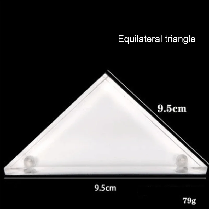Magnetic Acrylic Optical Lens Equilateral Triangle Semicircle Refraction Reflection for Physics Optical Experiment