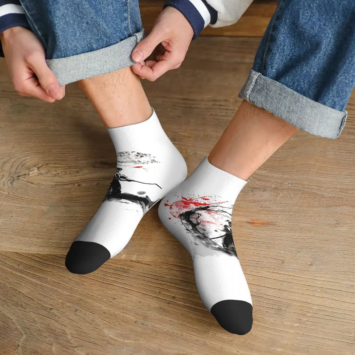 

Японские самурайские носки Harajuku, высококачественные чулки, всесезонные носки, аксессуары для унисекс, рождественские подарки