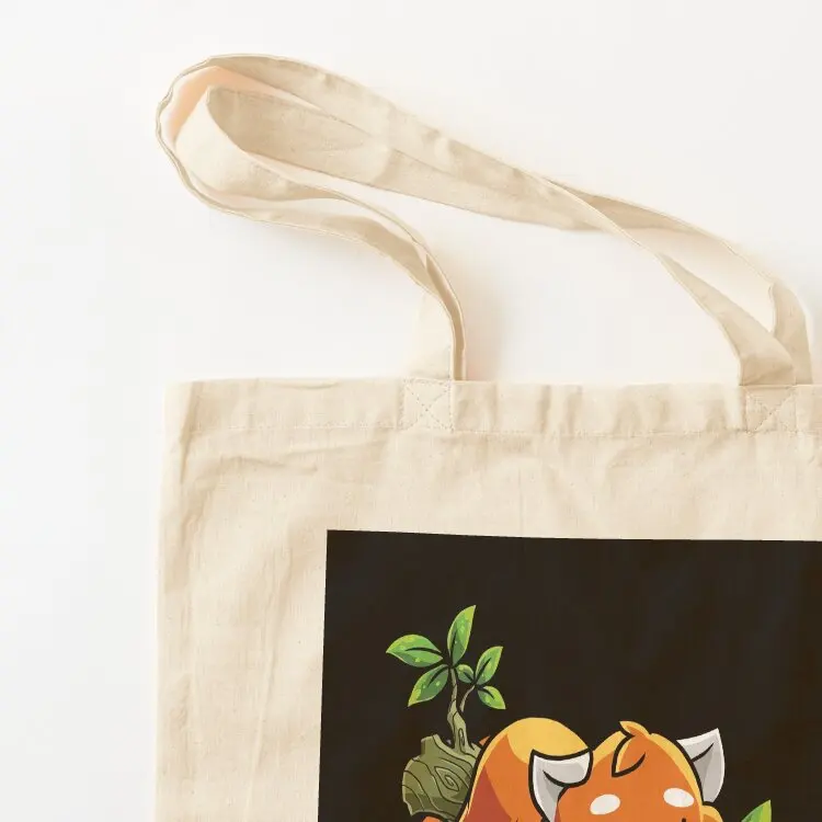 حقيبة حمل على شكل حيوان الباندا الحمراء حقيبة قماش مخصصة حقيبة حمل نسائية حقائب توصيل مجانية حمل الحقائب الجمالية