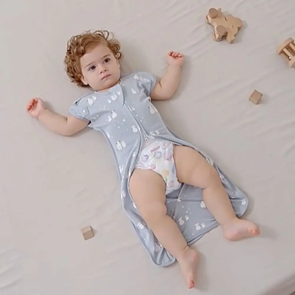 

Cotton Baby Sleeping Bags Cartoon Anti-startle Jump Infant Blanket Soft Surrender Style Anti-shock Sleepsacks 0-9 Months