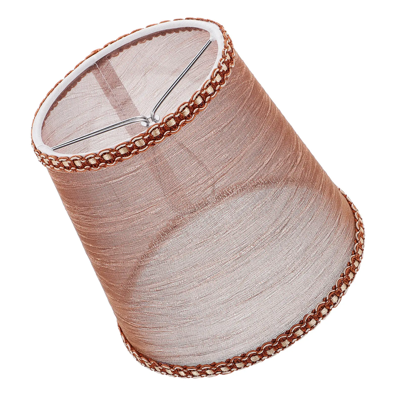 

Pvc Gauze Lamp Shade Replacement Sturdy Fabric Bell Light Cover For Desk Table Floor Lamp Vintage Home Hotel Decor Lighting