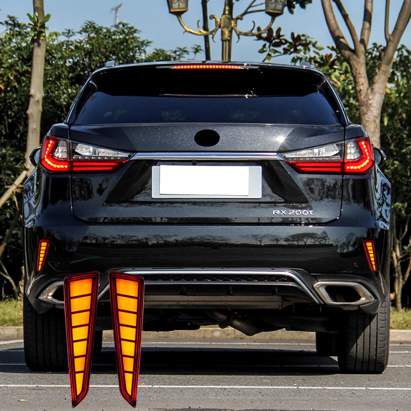 Suitable for 2016-2019 Lexus RX rear bumper light rear fog light warning light pilot light brake light accessories