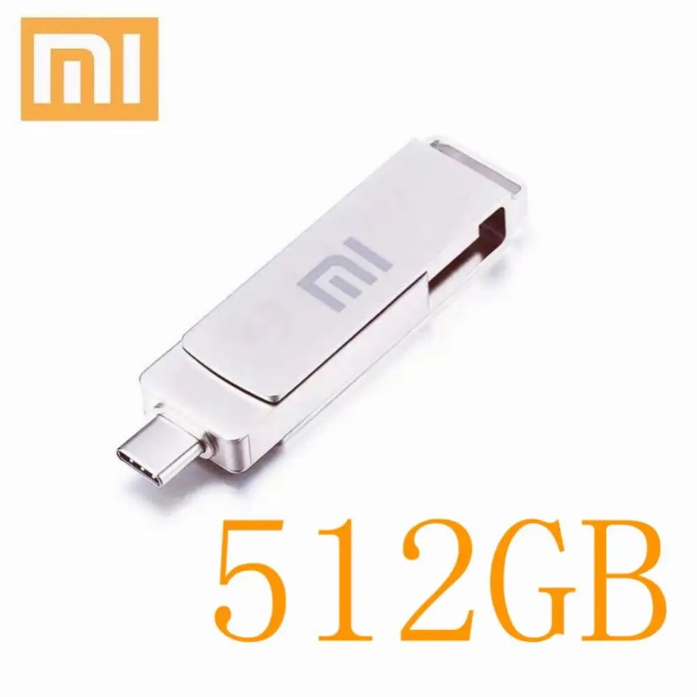 Xiaomi 16Tb U Schijf Mini Pen Drive Usb Geheugen Nieuwe Usb Flash Drives 8Tb 2Tb Type C Hoge Snelheid Usb 3.1 Waterdichte Pendrive Metallic