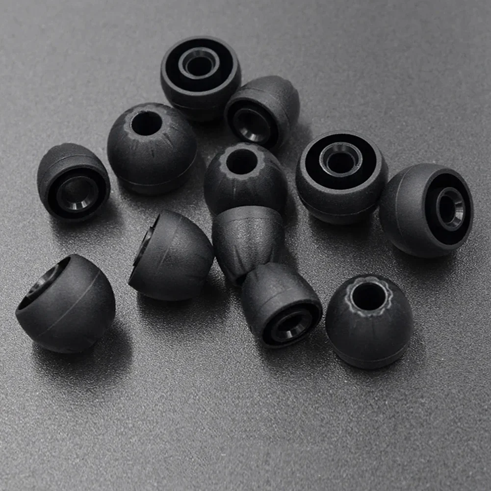 Replacement Earbud Tips Earphone In Ear Silicone Sleeve Universal Fit Installation Easy Installation Elastic MP