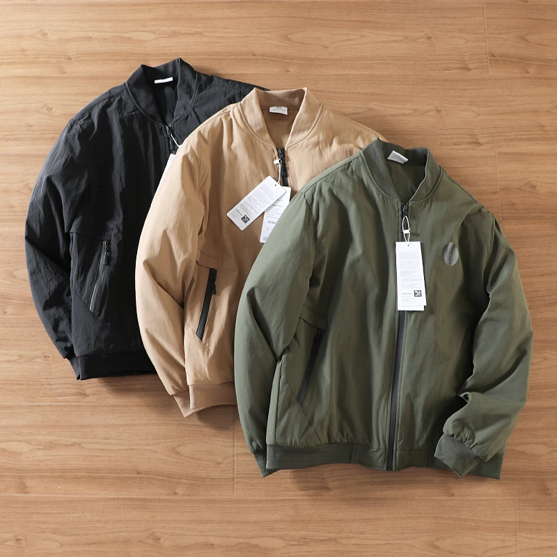 

Outdoor Windproof Warm Cotton Jaet Men's Autumn Winter Casual Loose Baseball Collar Flight Jaet Youth ular Stand Fit