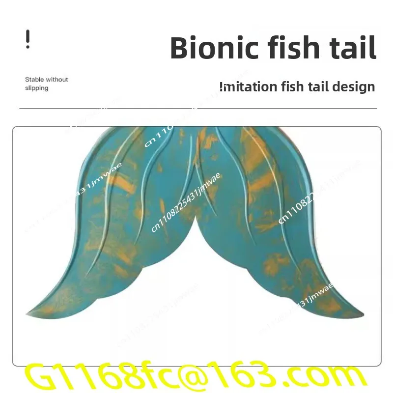 Soft Rubber Fish Tail Single Webbed Submersible Frogs