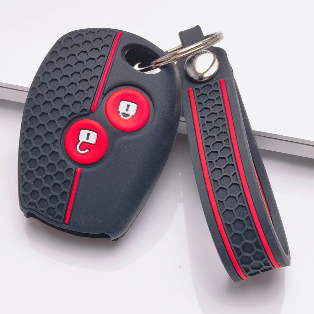 Cover for Renault Clio Megane Espace Honeycomb Texture Hex Pattern Grip Sport Style Key Case Auto Interior Accessory