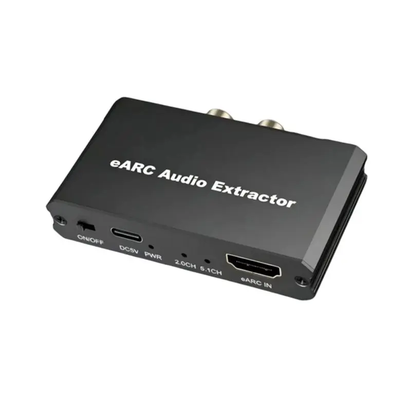 A97I-EARC/ARC Audio Extractor DTS Lossless ARC To Optical/Coaxial Adapter For TV To Speakers, Amplifiers, Home Theater
