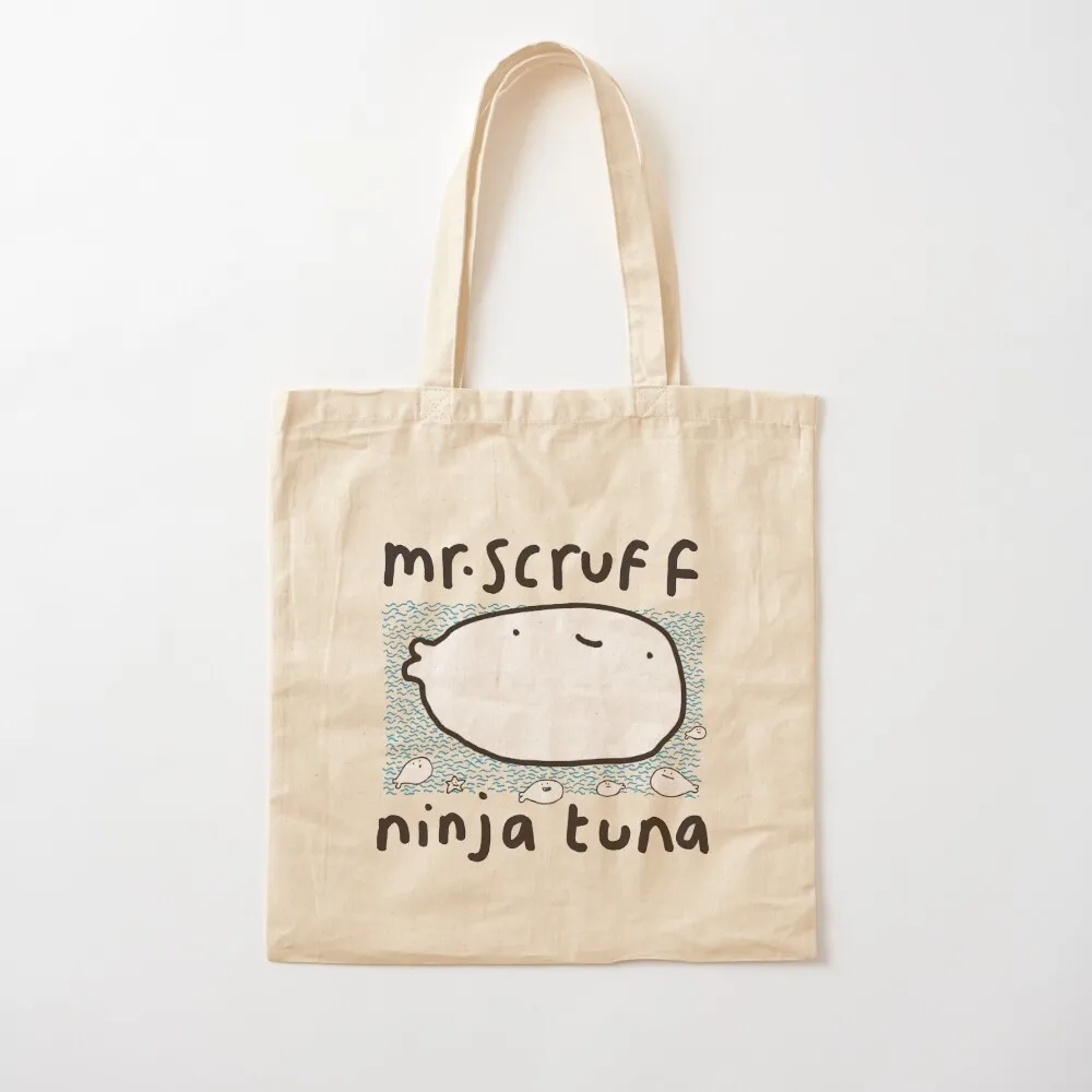 

Mr Scruff Ninja tuna Tote Bag Canvas bag tote bag men tote custom women