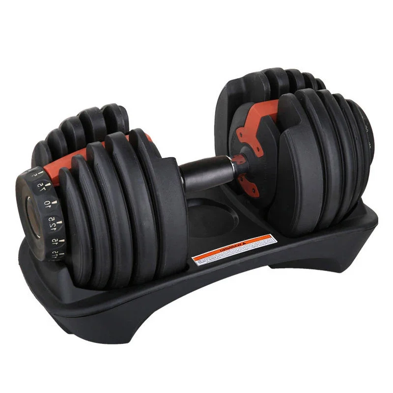 Adjustable 24kg dumbbell set Cast Iron Adjustable Dumbbell Set Solid Dumbbell Handles