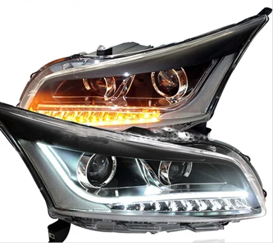 

Bumper lamp for chevrolet Cruze Headlight 2009 2010 2011 2012 2013 DRL Bi Xenon Lens HI LO Parking HID Fog Lamp cruze Taillight