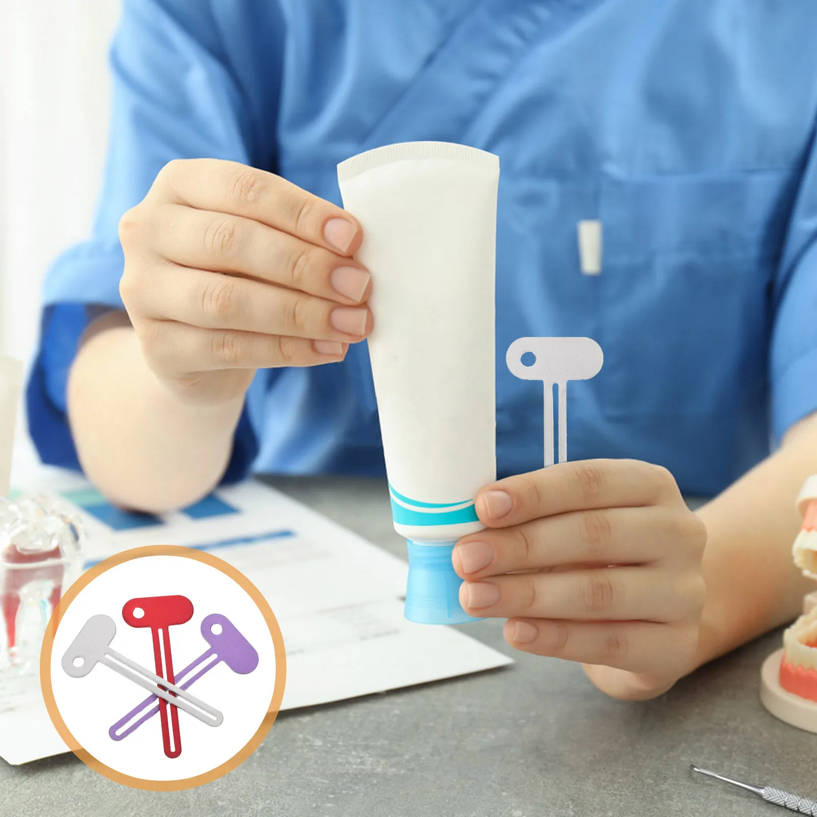 

30pcs Toothpaste Tube Squeezer Metal Manual Roller Tool For Bathroom Kids Travel Use Stainless Steel Compact