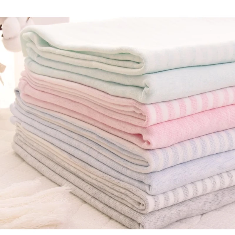 90x50cm Knitted Pure Cotton Kids Fabric For Thickened Cotton Kids Clothes, Bedding  Blanket Handmade Sewing DIY Fabric TJ20269