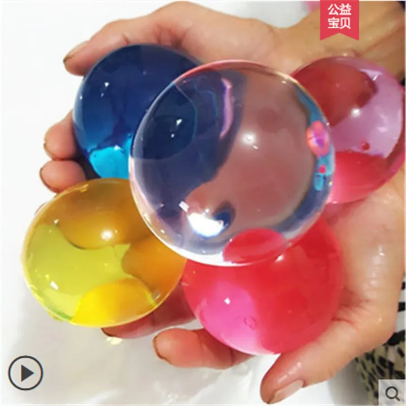 5Pcs Big Crystal Soil Mud Hydrogel Pearl Gel Kids Children Toy Water Growing Up Water Ball Beads Wedding Home Party Decoration