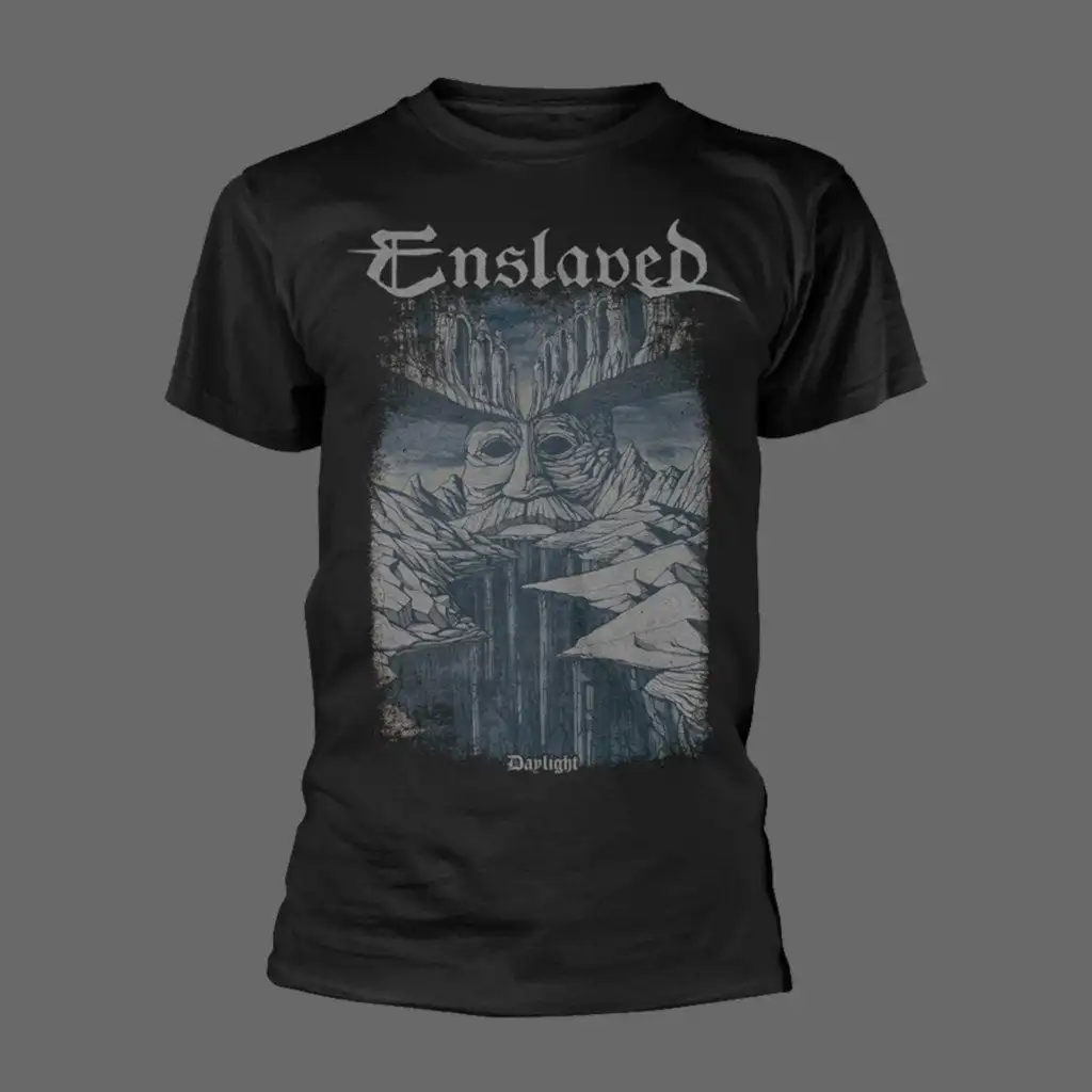 

Enslaved - футболка Daylight с периферийным узором и принтом, летняя роскошная брендовая хлопковая мужская и женская футболка с коротким рукавом