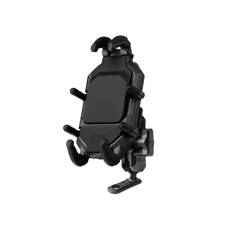 

series motorcycle mobile phone navigation bracket, shock-absorbing version right-angle carapace bracket