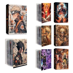 Álbum de cartas de NARUTO, carpeta de cartas de mapa, cuaderno, colección de juegos, juguete de regalo, Uzumaki, Naruto, Uchiha, Sasuke, Hatake, Kakashi, 240 piezas