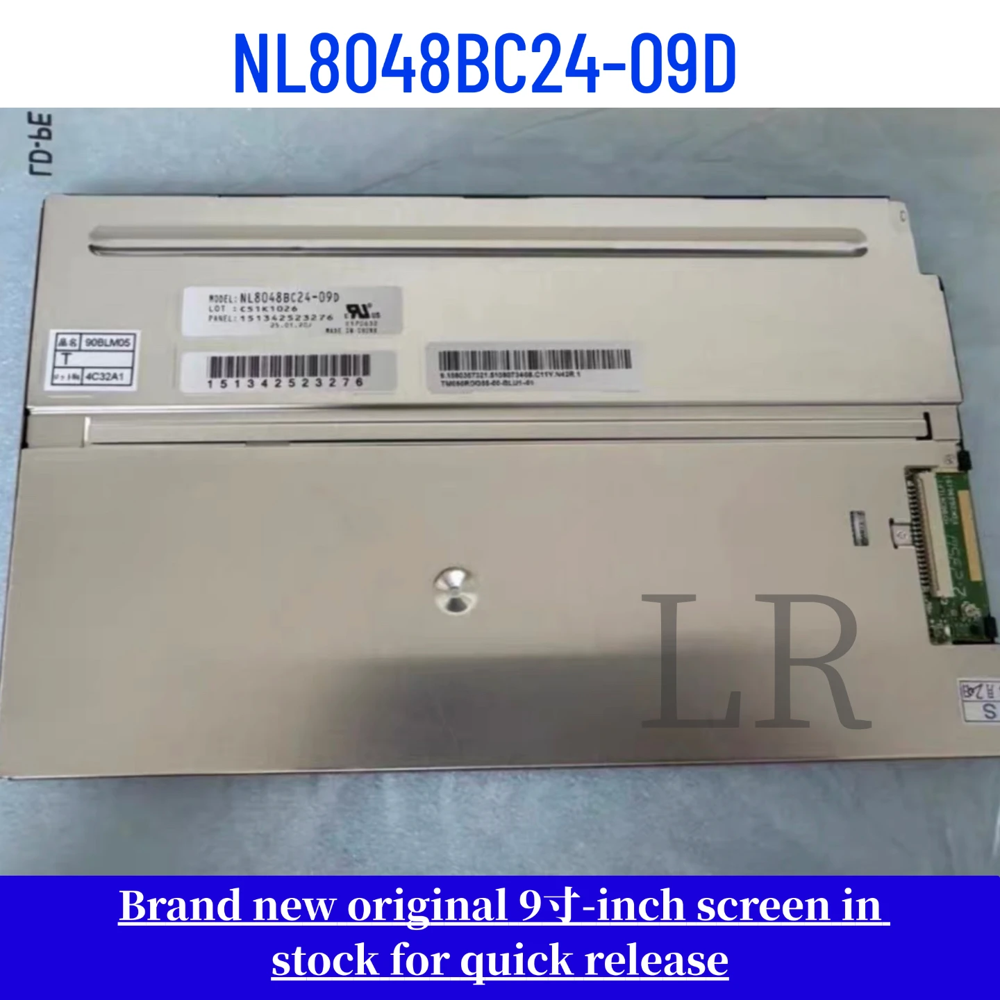 NL8048BC24-09D Brand-New, Genuine 9-Inch LCD Display