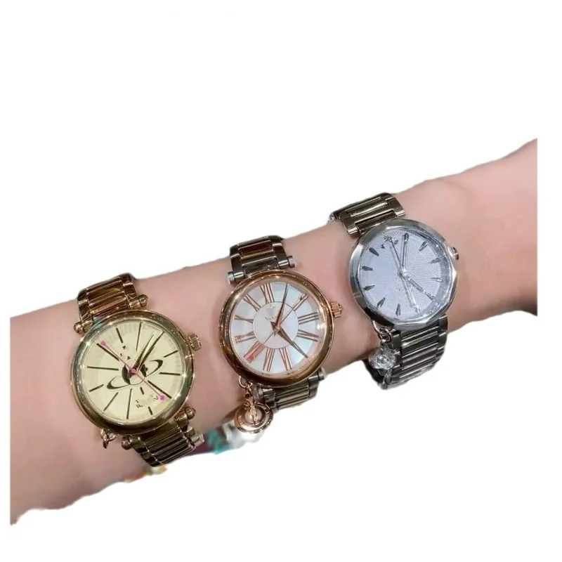 New Weiwei'an Mother WatchCrushing Blue Watch White Moonlight Mint Green orologio da donna Rose Red Small Golden