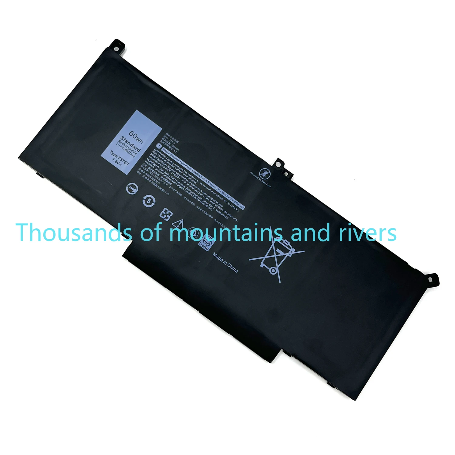 

F3YGT Laptop Battery for Dell Latitude 12 7000 E7280 E7290 E7380 E7390 E7480 E7490 F3YGT 2X39G DJ1J0 Free Tool