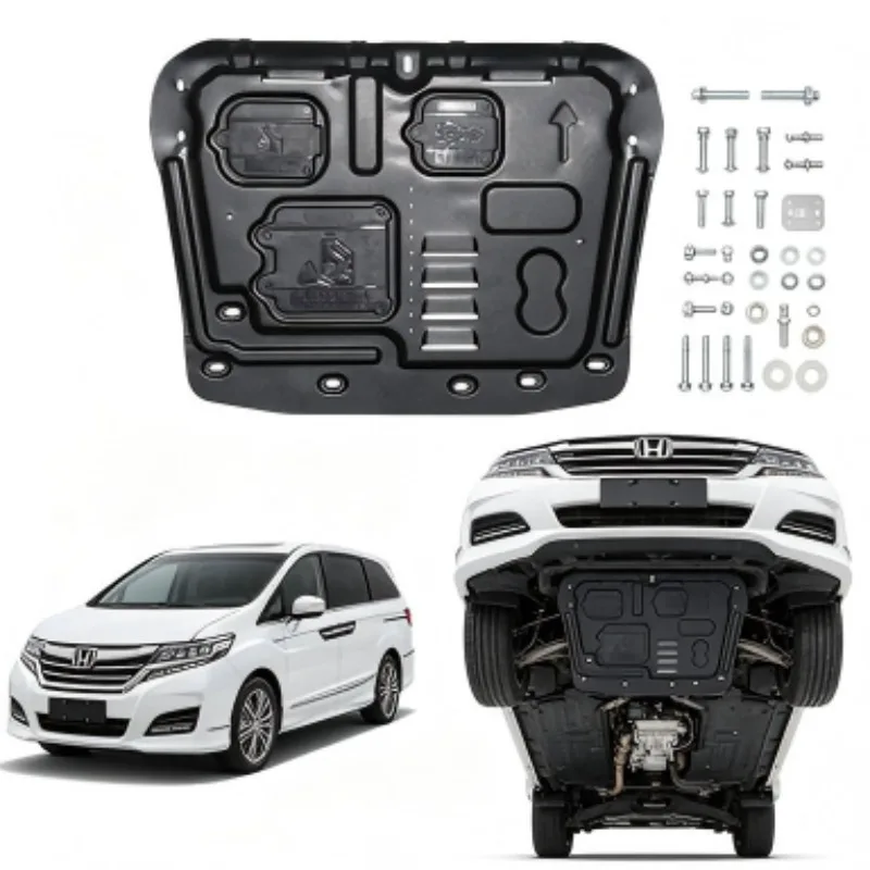 Engine Splash Shield Durable Underbody Skid Plate and Chassis Protection for Honda Elysion 2016-2024 2.4L 2.0L