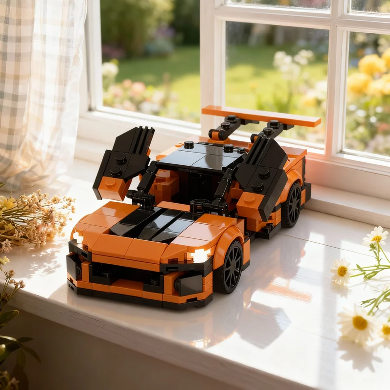 Набор-строительных-блоков-moc-mclaren-senna-city-champions-253-детали-Рождественский-подарок-Архитектурная-модель-Игрушка-для-самостоятельной-сборки-Креативная-идея-Образовательная-игрушка