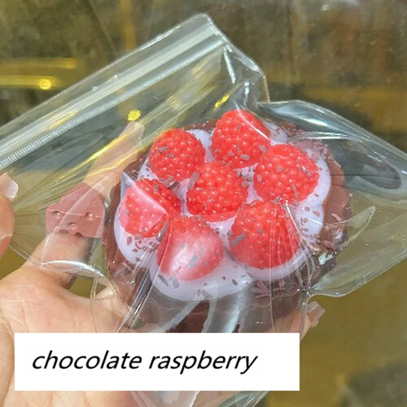 1Pc Squishy Fruit Framboos Squeeze Speelgoed voor Kinderen Volwassen Zachte Pinch Fidget Speelgoed Anti Stress Squishy Speelgoed voor Volwassenen